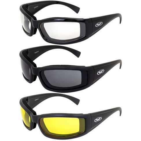 3 Pairs of Global Vision Eyewear Stray Cat Safety Motorcycle Glasses - image 1 of 4