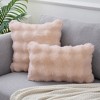 Unique Bargains Faux Fur Cozy Luxury Soft Modern Plush Pillowcase 1 Pc - 3 of 4