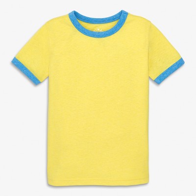 Primary Kids Heathered Ringer Tee