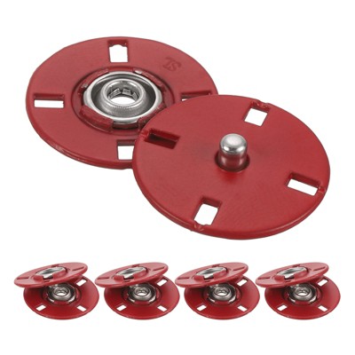Unique Bargains Alloy Invisible Durable High Hardness Buckle Fasteners Press Studs Buttons 5 Pcs