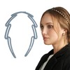 Unique Bargains Women's Cute Frosted Diagonal Square Headbands 1 Pc - 2 of 4
