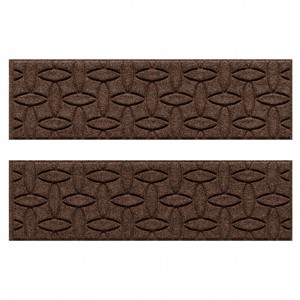 WaterHog 8.5"x30" Set of 4 Ellipse Indoor/Outdoor Stair Treads Door Mats - 1 of 4