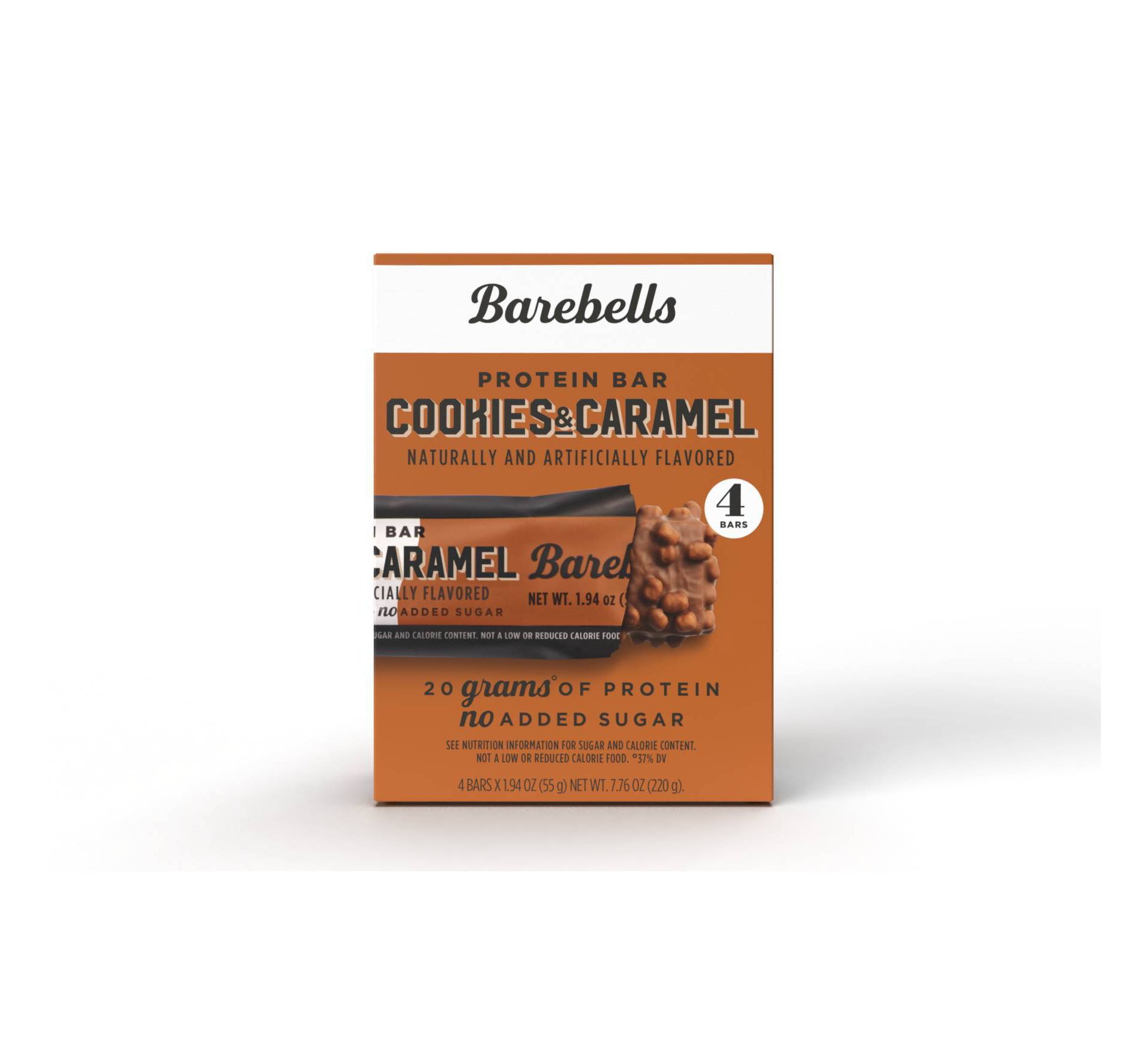 Barebells Nutrition Bars - Cookies & Caramel - 4pk