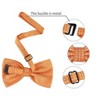 Allegra K Men's Halloween Polka Dots Pre-Tied Work Formal Party Tuxedo Bowknot Bow Ties - 3 of 4