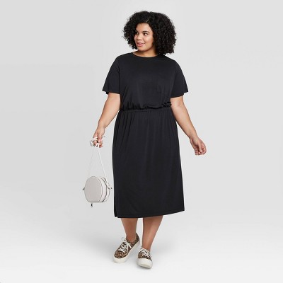 black t shirt dress target