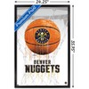 Trends International NBA Denver Nuggets - Drip Basketball 21 Framed Wall Poster Prints - 3 of 4