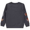 Bart Simpson Boys Crewneck Sweatshirt - Bart, Homer, Lisa and Maggie Simpson Pullover with Embroidered Sleeve Patches - 2 of 4