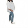 Women's Risen Jeans Midrise Slim Straight Slightly Distressed Jeans - RISEN - 2 of 4