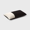 Oversized Colorblock Pieced Suede Lumbar Throw Pillow - Threshold™ - 3 of 4