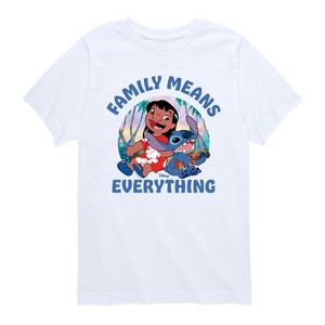 Boys' - Disney - Family Means Everything Short Sleeve Graphic T-Shirt - 1 of 4