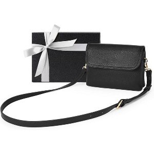 Small Crossbody Bags for Women, Vegan Leather Cell Phone Purse, Mini Travel Purse with Adjustable Strap - 1 of 4