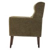 Dexmalle Mid-century Accent Chair Chenille Reading Armchair with Lumbar Pillow - 4 of 4