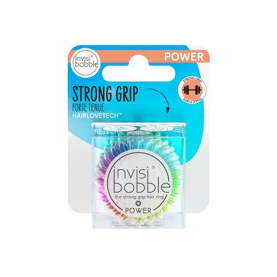 Invisibobble Power Hair Elastics - Magic Rainbow - 3ct : Target