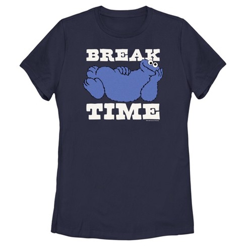 Women's Sesame Street Cookie Monster Break Time T-Shirt - image 1 of 4