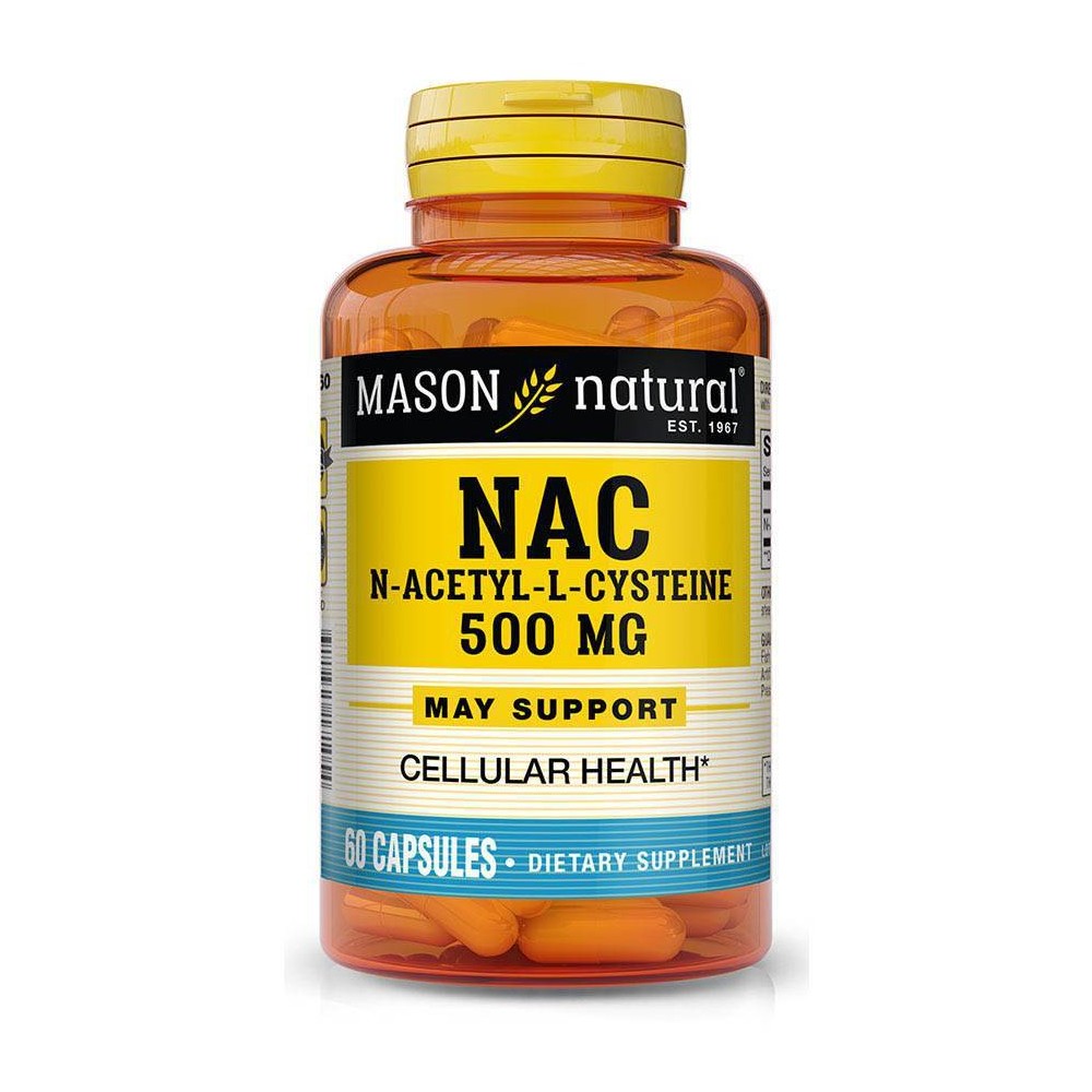 Photos - Vitamins & Minerals Mason Natural Acetylcysteine 500 mg Capsules - 60ct 