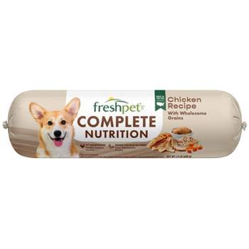 Freshpet Complete Nutrition Roll Adult Wet Dog Food with Chicken Flavor - 1.5lbs