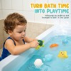 6-Pack No-Hole Bath Toys, Soft Squeezable Floating Set for Toddlers Ages 1-3 - 3 of 4