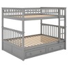 YOOCOZZ Separatable Bunk Bed with Fence Guardrails and Two Drawers - 4 of 4