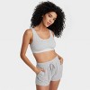 Women's Cotton Stretch Unlined Scoop Bralette - Auden™ - 3 of 4