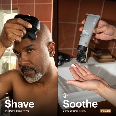 Manscaped Dome Shaver Pro Essentials Kit: Rotary Electric Shaver, 5 Blades, Battery Operated