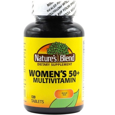 Nature`s Blend Multivitamin Women`s 50+ Tablets 120 Ct