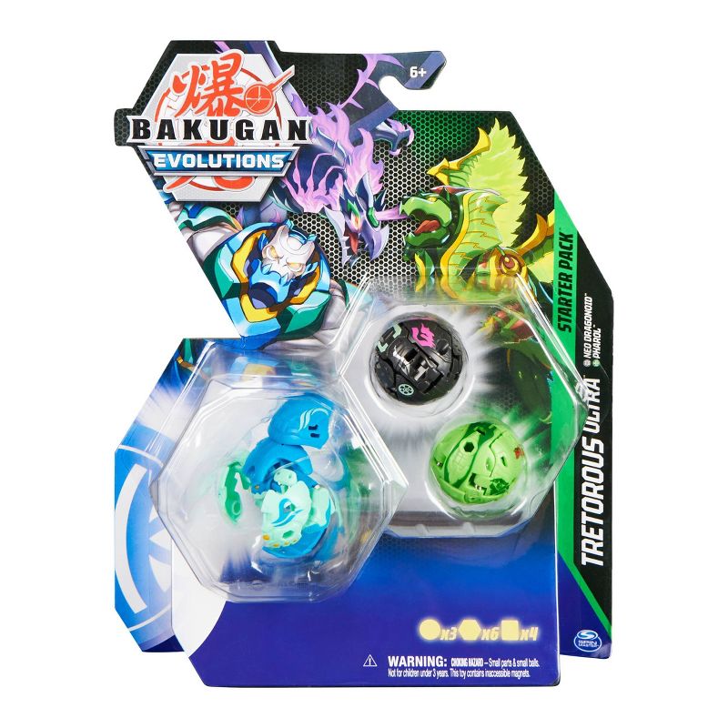 Bakugan Evolutions Starter Pack Tretorous Ultra - Neo Dragonoid and Pharol, 1 of 9