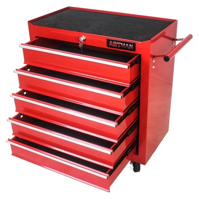 5-Drawer Mechanics Rolling Tool Storage Cabinet with Wheels Keyed Locking System For Repair Projects Garage Workshop Home Tool Cabinet