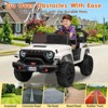24V Kids Ride On Car, 4WD Electric Vehicle Truck with Remote Control, Ride On Truck with 3 Speeds, Led Lights, Bluetooth, for Boys Girls 3-10 - 4 of 4