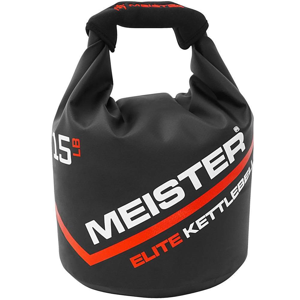 Photos - Barbells & Dumbbells Meister Elite Portable Sand Kettlebell - 15lbs 