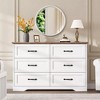 5/6 Drawers Dresser for Bedroom,Chest of Drawers,Farmhouse Modern Wooden Dresser,Storage Organizer Dresser for Bedroom,Living Room,Kids Room - 2 of 4