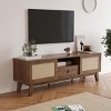 SEVOBAL TV Stands and Consoles Modern TV Stand with Ample Storage and Cable Management, Ideal for Living Room Entertainment, Beige, 59"*19.26"*15.35" - 2 of 4