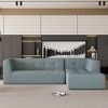 NicBex Couches for Living Room 112.2" L-Shaped Modular Sectional Sofa Bed Modern Minimalist Upholstered Free Combination Sofa - 3 of 4