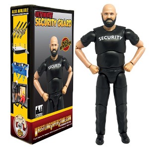 Ultimate Security Guard with Deluxe Articulation for WWE & AEW Wrestling Action Figures By Figures Toy Company - 1 of 4