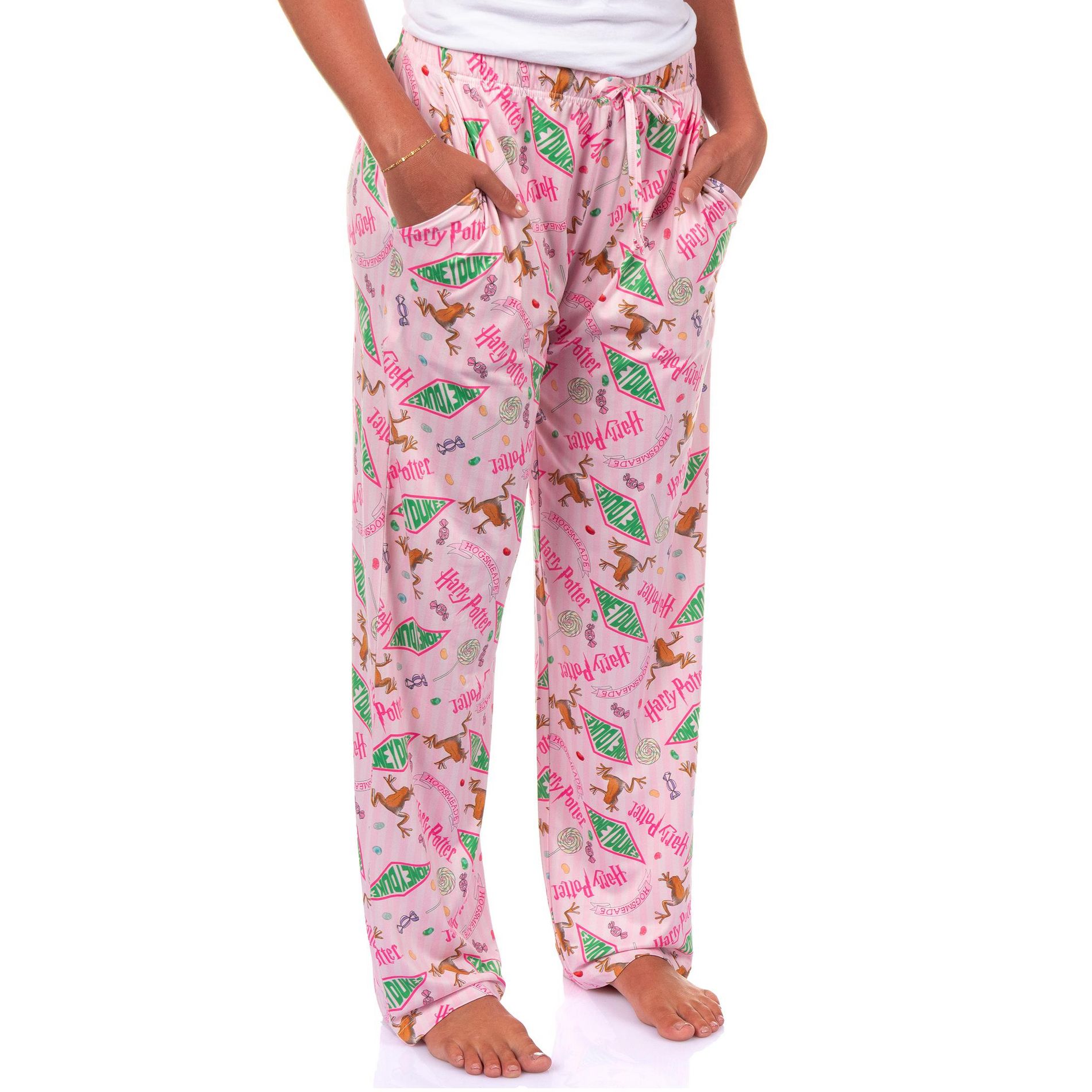 Harry Potter Pajama Pants Women's Honey Dukes Hogsmeade Lounge Pj Bottoms