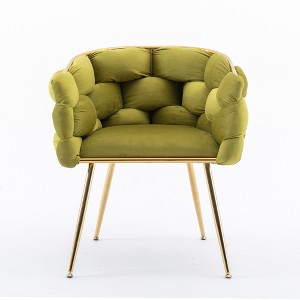 Ridstar Modern Accent Chair with Backrest For Living Room-Green - 1 of 4