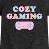 Girls' - Instant Message - Cozy Gaming Fitted Short Sleeve Graphic T-Shirt - 2 of 4