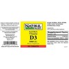 Nat-Rul Health Vitamin D3 5000 IU - 60 Tablets - 2 of 3