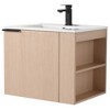 Fine Fixtures Elmridge Modern Bathroom Vanity with White Ceramic Sink - 2 of 4