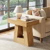 Tribesigns 24" Wooden Side Table for Living Room, 2-Tier End Table with Trapezoid Base, Small Farmhouse Nightstand for Bedroom - 4 of 4