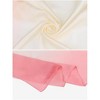 INSPIRE CHIC Women's Gradient Colorful Large Silky Hair Wrap Bandana Neck Scarf 35.4" X 35.4" - 4 of 4