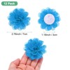 Unique Bargains Mesh Fabric Full Chiffon Flowers for DIY 12 Pcs - 3 of 4