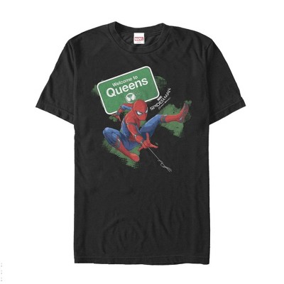 Men's Marvel Spider-man: Homecoming Welcome To Queens T-shirt : Target