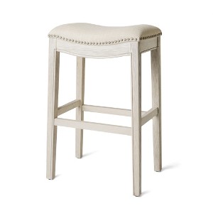 Maven Lane Adrien Backless Saddle Kitchen Stool - 1 of 4