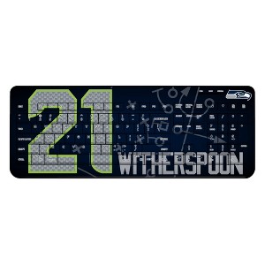 NFL Seattle Seahawks Players Game Tactic Wireless USB Keyboard - 1 of 4