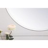 Elegant Lighting Gracin Round Mirror 28 inch in Clear - 3 of 4