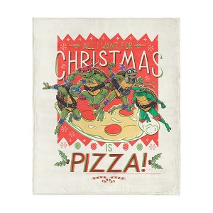 Nickelodeon Teenage Mutant Ninja Turtles Christmas Silk Touch Throw Blanket - 1 of 4