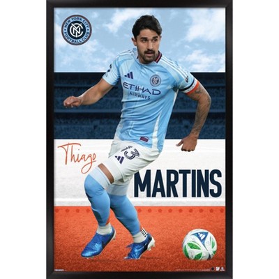 Trends International MLS New York City FC - Thiago Martins 25 Framed Wall Poster Prints
