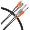 Livewire Essential Interconnect Dual Cable RCA Male to 1/4" TS Male - 3 of 3