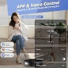 MAMNV G20 Robot Vacuum and Mop Combo, App/Alexa, 3000 PA Robotic Vacuum with WiFi/Bluetooth, Self-Charging Ideal for Pet Hair, Black - 2 of 4