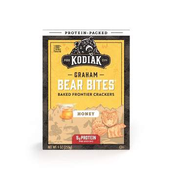 Kodiak Cakes Protein Packed Cinnamon Graham Cracker Bear Bites - Case Of  8/9 Oz : Target